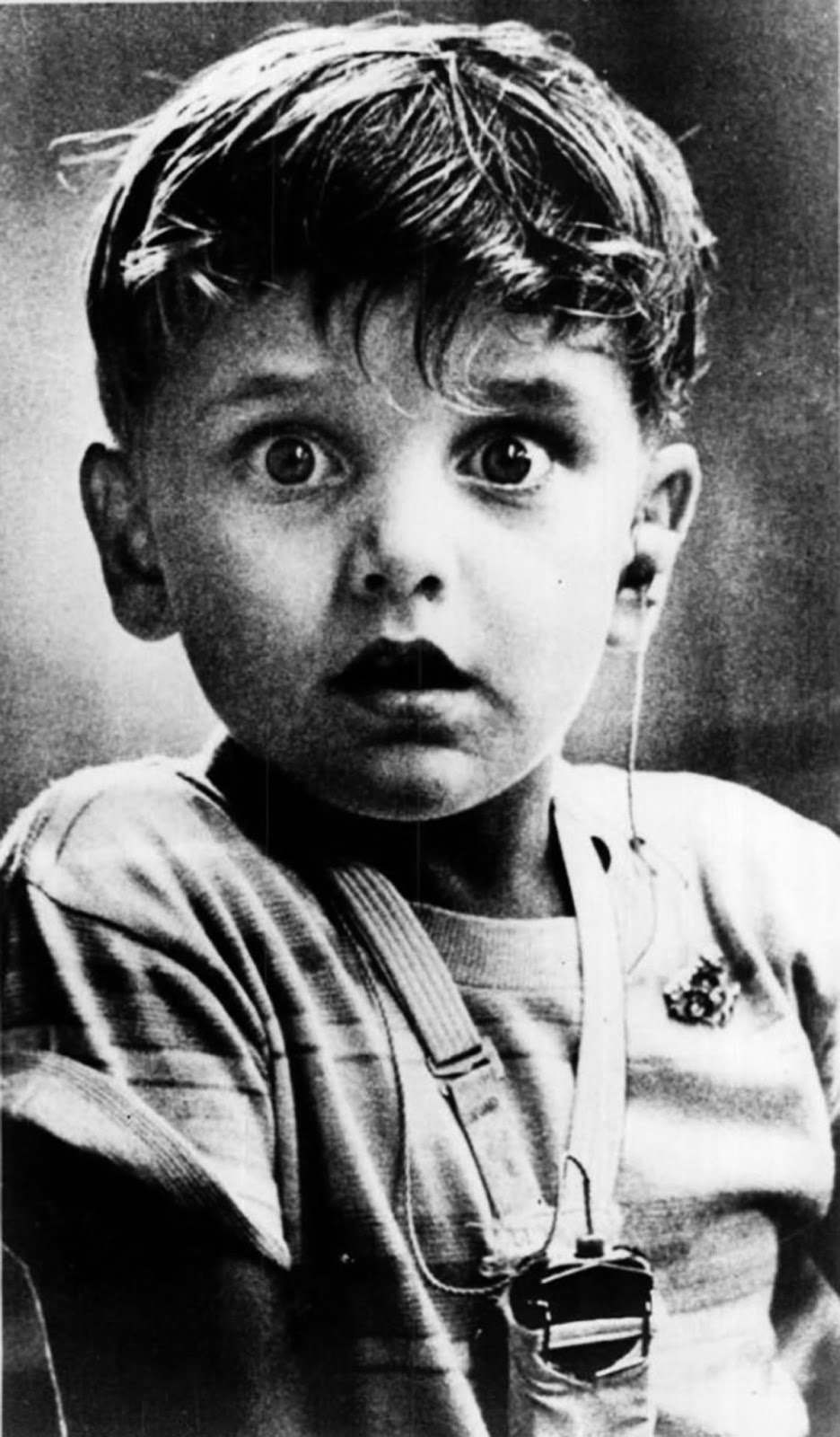 Harold Whittles hearing sound for the first time, 1974